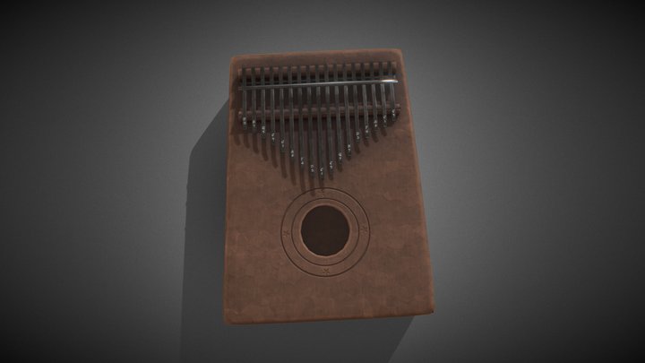 Kalimba 3D Model