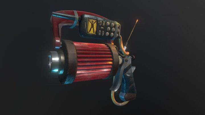 Gun: Taunt Bot 3D Model