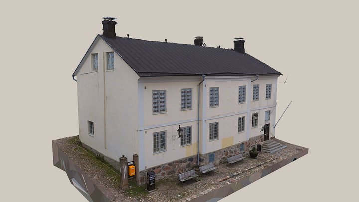 Fotogrammetria Holmin talo 3D Model