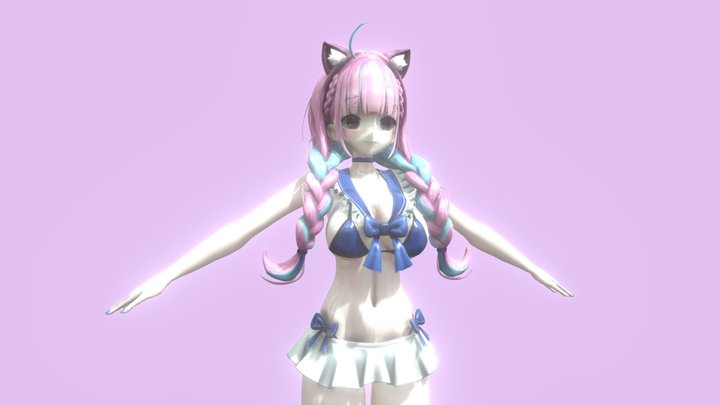 Aqua bikini 3D Model