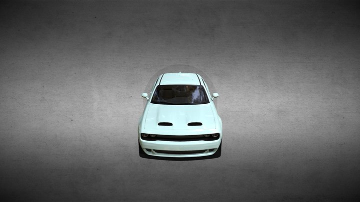 2020 Dodge Challenger SRT 3D Model