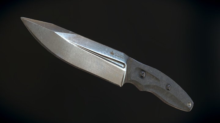 Tactical Knife Kyzlyar Supreme City Hunter 3D Model