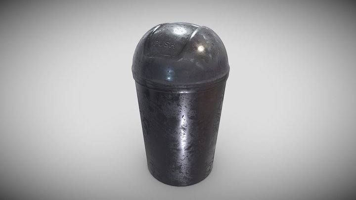 scuffed bin - plastic
