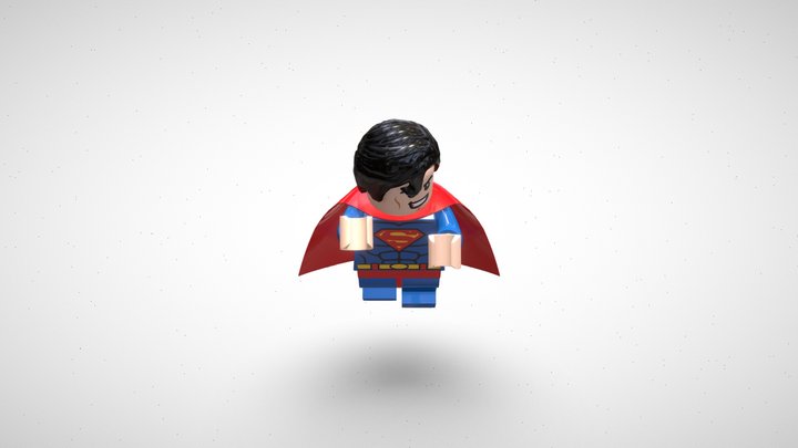 Lego Superman 3D Model