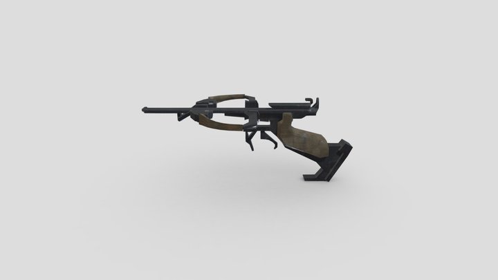 Dishonored Inspired Crossbow 3D Model