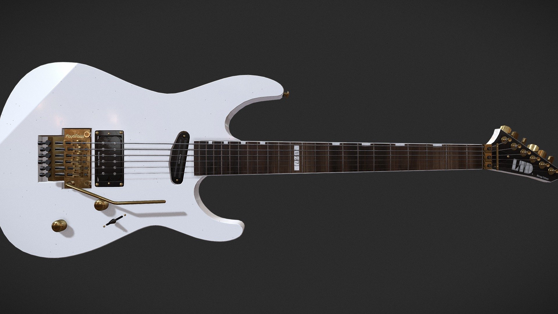 Guitar (LTD Mirage Deluxe 87) - Buy Royalty Free 3D model by Maho_Itz ...