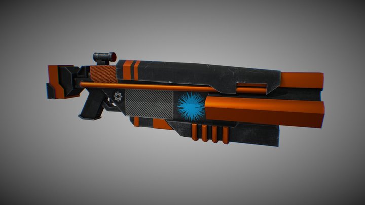Plasma Rifle 3D Model