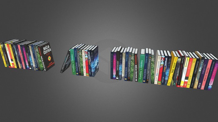 Books 3D Model