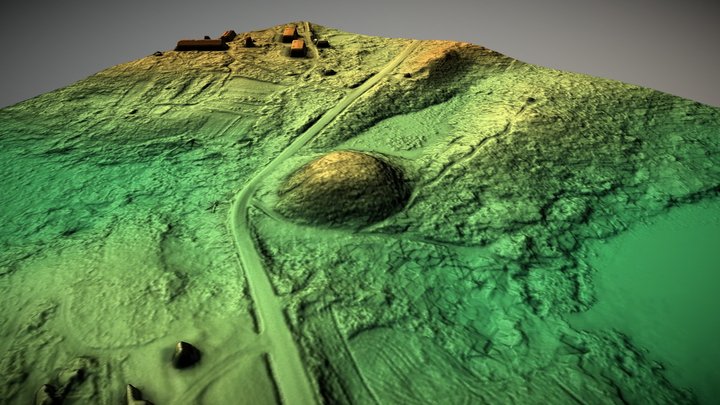Dūkštelių piliakalnis (Lithuania) – Gratis 3D-model STL