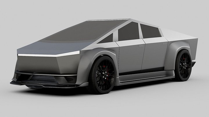Cybertruck Modified 3D Model