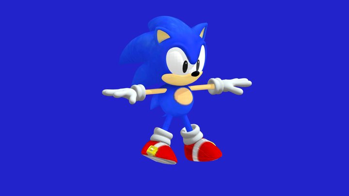 Sonic the Hedgehog 3D Model