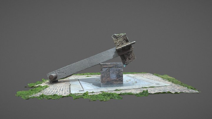 Schluesselbrunnen | Key Fountain - Low Poly 3D Model
