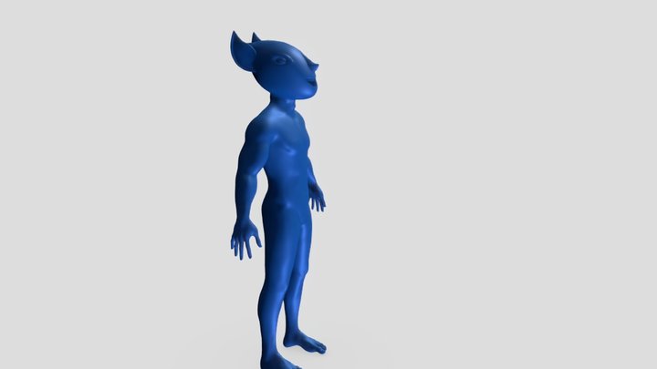 Billy Blue Demon DePaul 3D Model