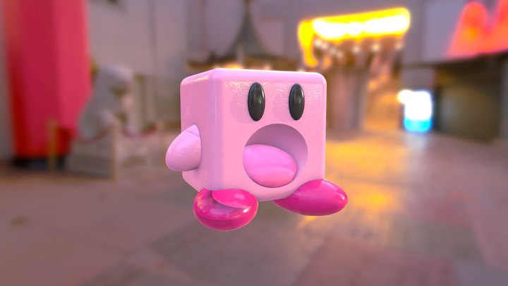 Box Kirby (Normal Colors) 3D Model