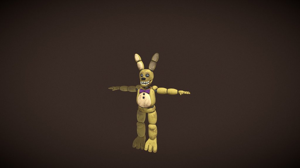 Spring Bonnie High-Fidelity Rigged Animatronic