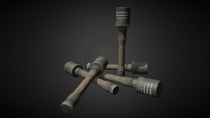 M24 Grenade 3D Model