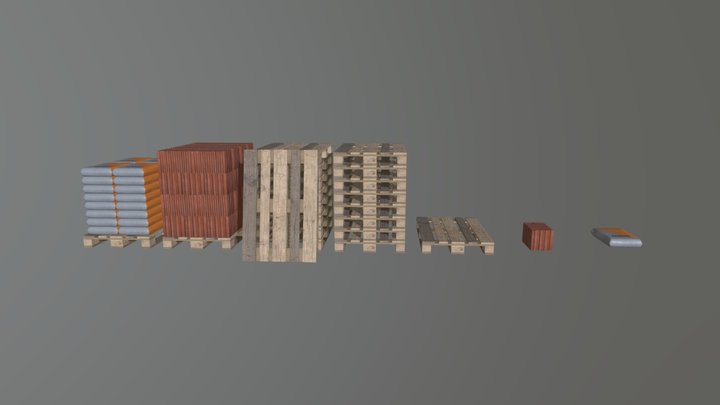 Palettes 3D Model