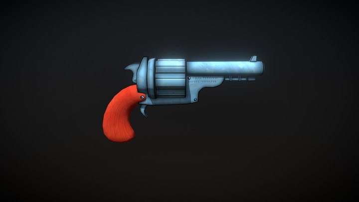 Talus Personal Safety Revolver 3D Model
