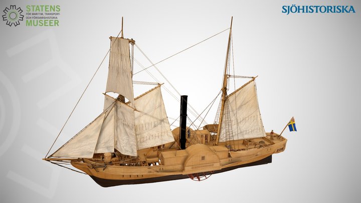 S/S Norrland (1837) 3D Model