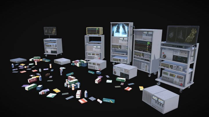 Medical Props 3D Model