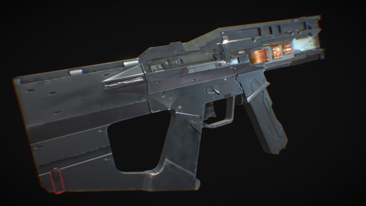 Pulse_Rifle 3D Model