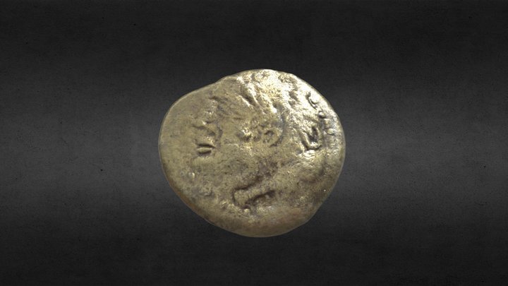 As. Moneda. Púnica 3D Model