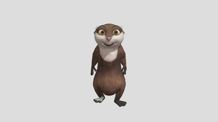 Marlene (Penguins Of Madagascar) 3D Model