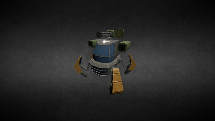 Walker bot 3D Model