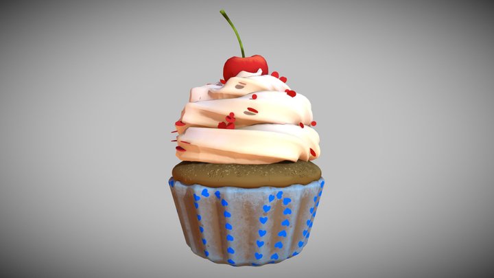 Cupcake 3D Model