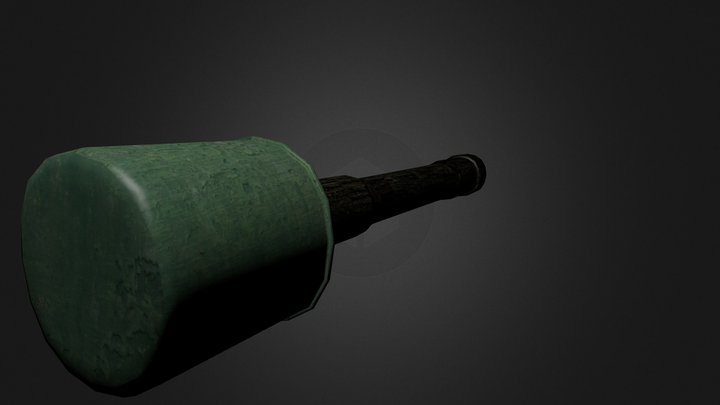 Stielgranate 3D Model