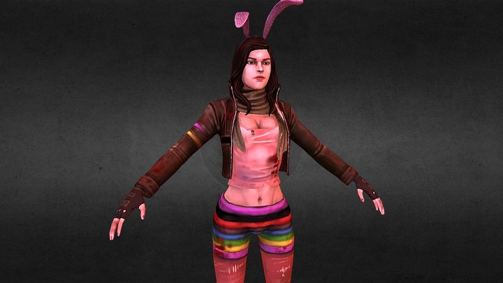 Sniper Bunny 3D Model