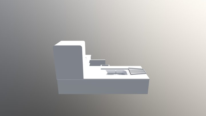 Sink Unit 3D Model
