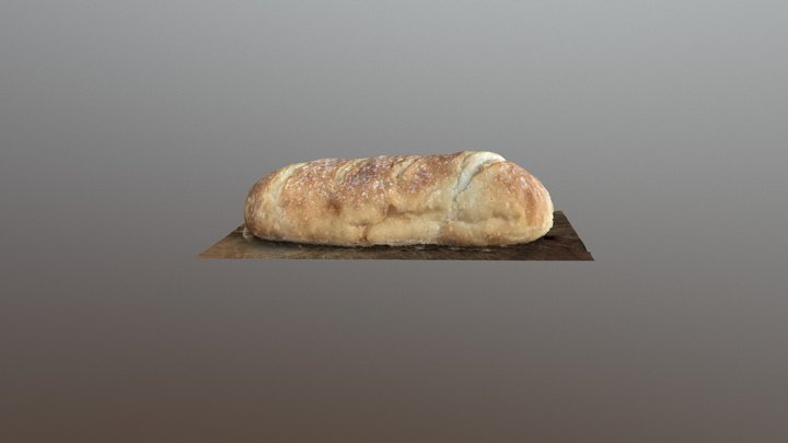 Loaf Low Poly 3D Model