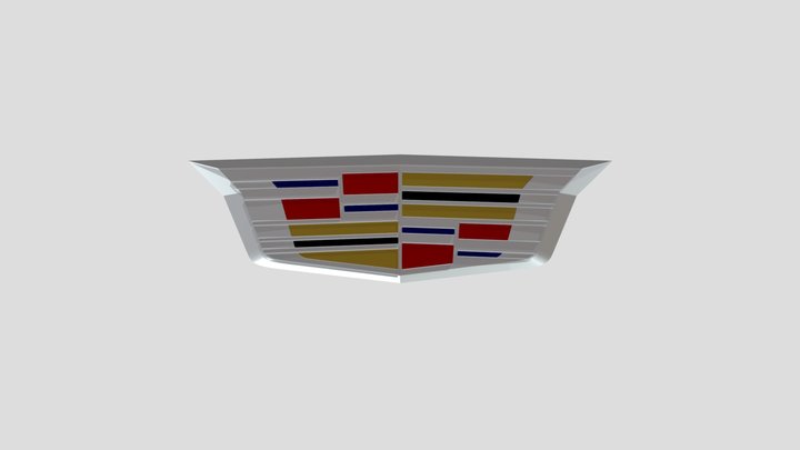 Cadillac logo 3D Model