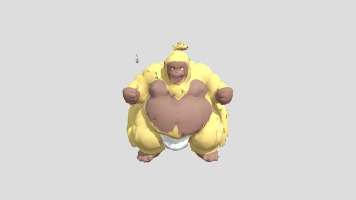 Gorilla Warrior Transformation 3D Model