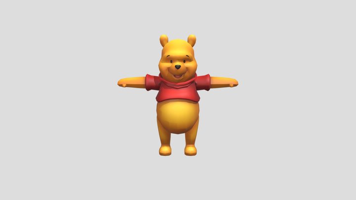 ADI 2.0: Winnie Pooh (Fully rigged) 3D Model