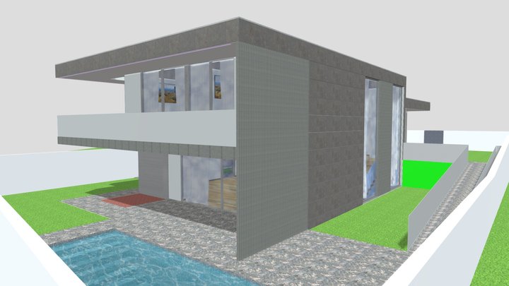 House in Real - Braga L-2 3D Model