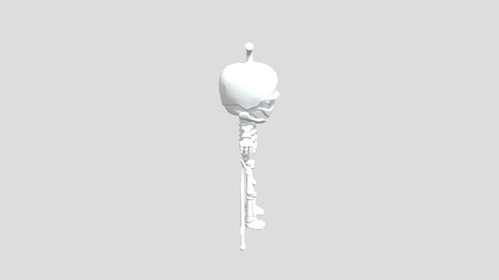 Skeleton Warrior 3D Model
