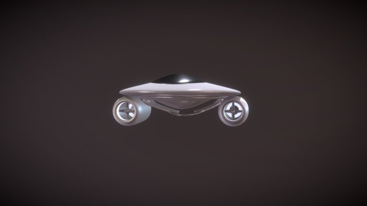 AJT-01 Luxury Civilian Craft (Spaceship) 3D Model