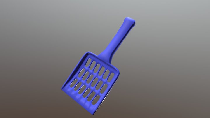 Litter scoop/貓砂鏟 3D Model