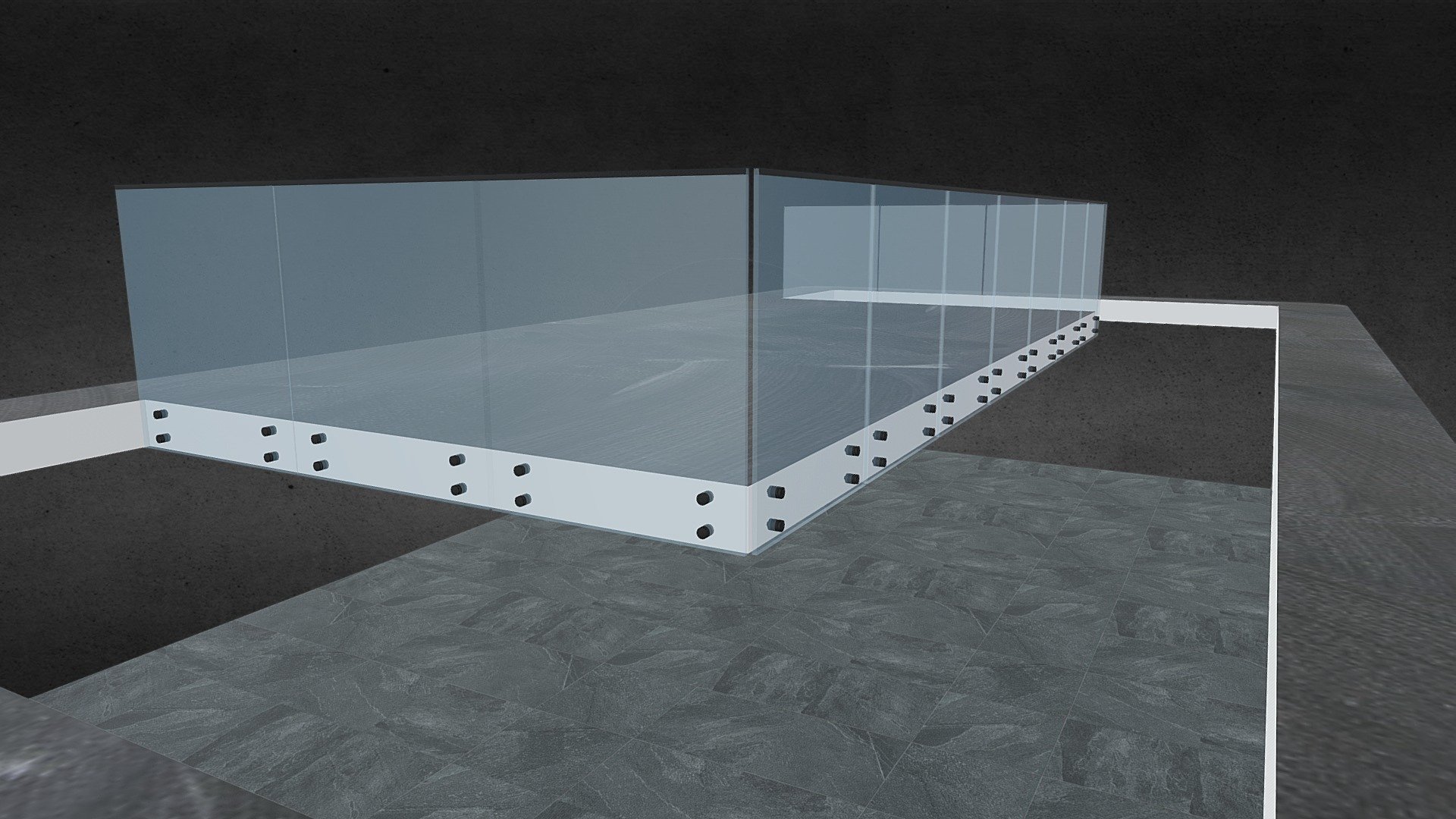Tinde135-S railing — Sketchfab embed 3D viewer