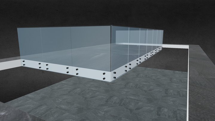 Tinde135-S railing 3D Model