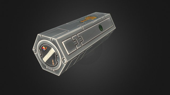 Container Hex 3D Model