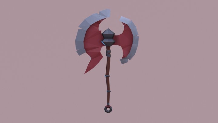 Ax low poly 3D Model
