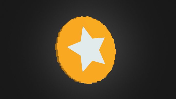 Coin Lowpoly 3D Model