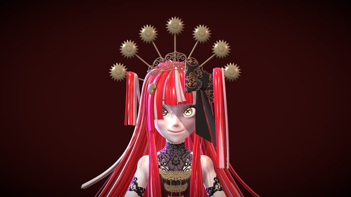 Kureiji Ollie 2nd Costume Bust 3D Model