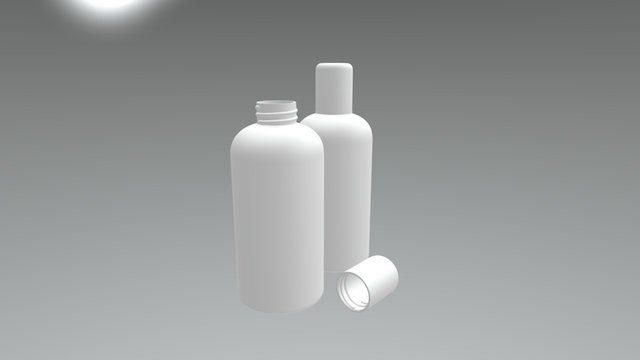 Massage Oil Bottle.c4d 3D Model