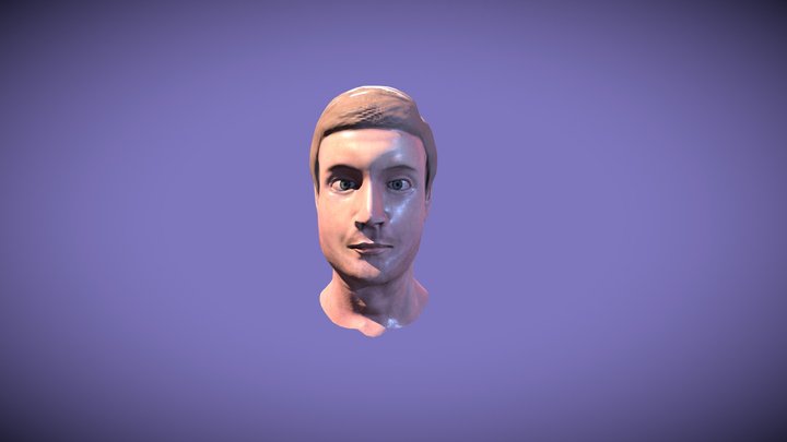 Generic Male Bust 3D Model