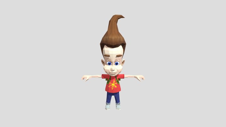 Jimmy neutron p3d 3D Model