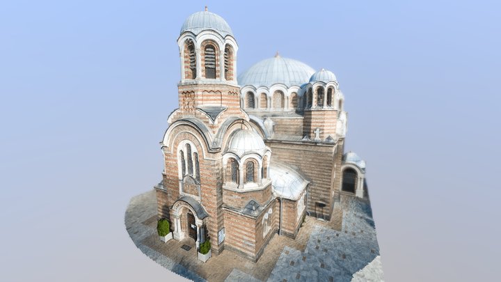 Seven Saints Church, Sofia 3D Model